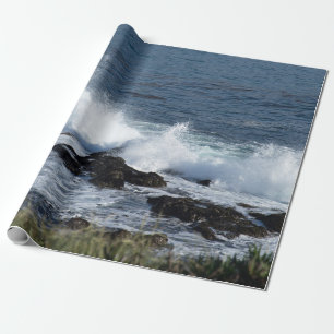 The surf of the Pacific Ocean Wrapping Paper