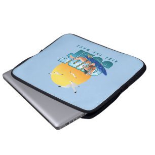 The Surfer Rides the Wave 15" Laptop Sleeve (F)