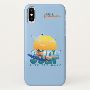 The Surfer Rides the Wave   (F) Case-Mate iPhone Case