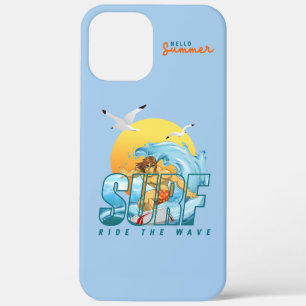 The Surfer Rides the Wave   (M) iPhone 12 Pro Max Case