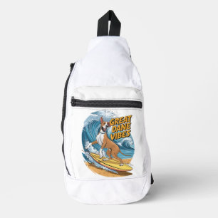 The Surfing Great Dane Pooch Sling Bag