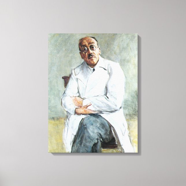 The Surgeon (by Max Liebermann) Canvas Print (Front)
