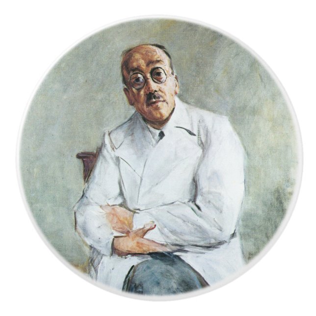 The Surgeon (by Max Liebermann) Ceramic Knob (Front)