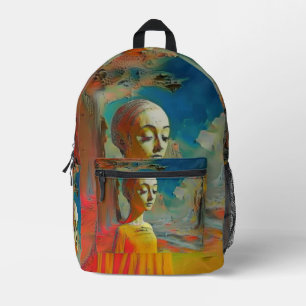 The Surrealness of it All Printed Backpack