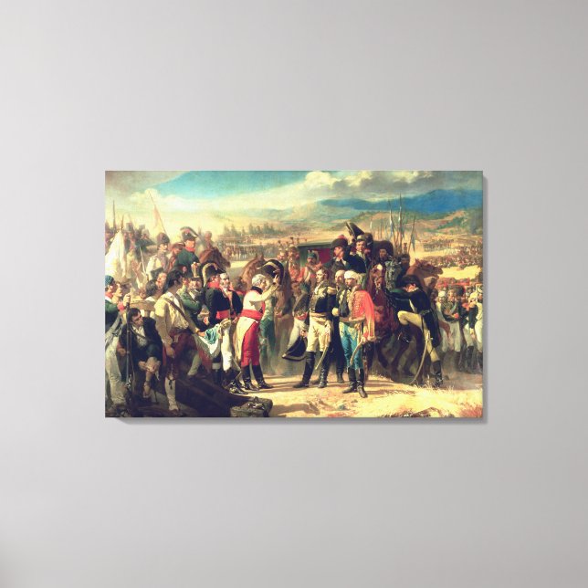 The Surrender of Bailen, 23rd July 1808 Canvas Print (Front)