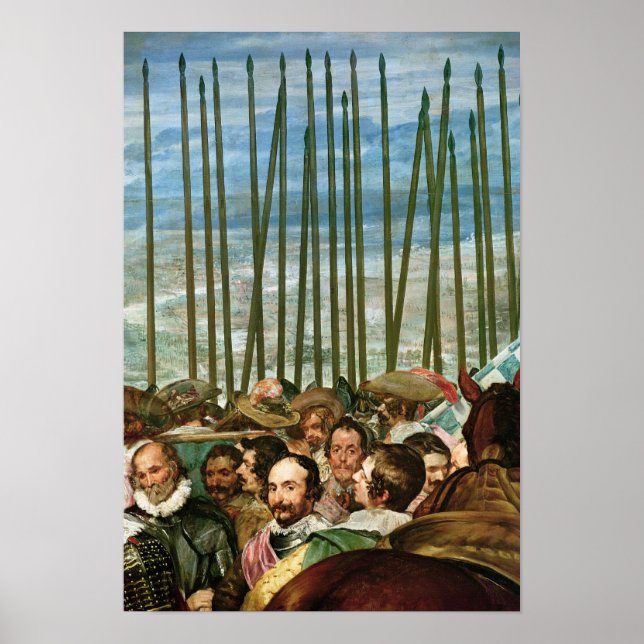 The Surrender of Breda,detail of soldiers Poster (Front)