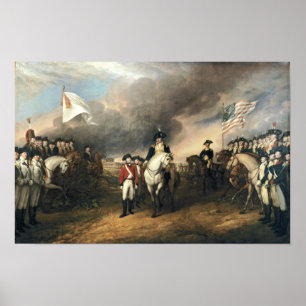 The Surrender of Lord Cornwallis Poster