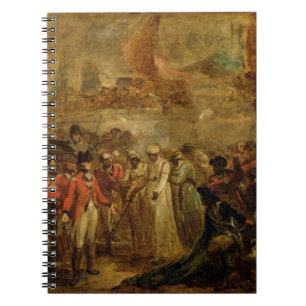 The Surrender of the Two Sons of Tipu Sahib (1749- Notebook