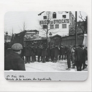 The surroundings of the Maison des Syndicats, Mouse Pad