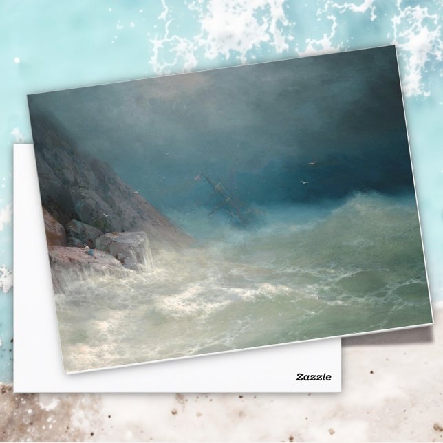  The Survivor, Ivan Konstantinovich Aivazovsky Postcard (Creator Uploaded)