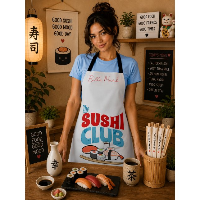 the sushi club, sushi apron (Creator Uploaded)