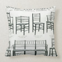 The Sussex Rush-Seated Chairs, made by Morris and