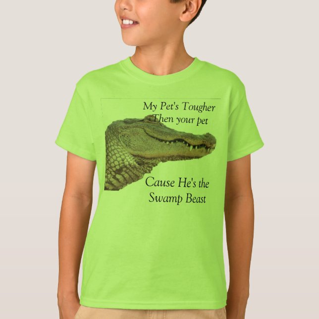The Swamp Beasty kids shirt (Front)