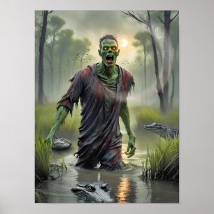 The Swamp Thing - 12 x 16 Poster
