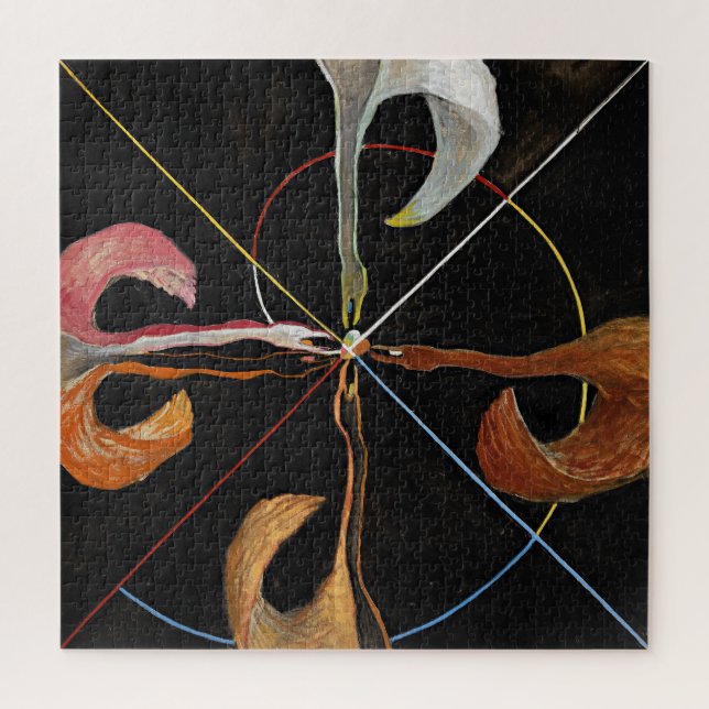 The Swan, Group IX, No.7 by Hilma af Klint Jigsaw Puzzle (Vertical)