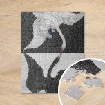 The Swan, No. 1 | Hilma af Klint Jigsaw Puzzle<br><div class="desc">Group IX, SUW, The Swan, No. 1 (1915) by Hilma af Klint is a striking abstract composition that features a mirror image of two swans in black and white. The swans, often symbolic of grace, transformation, and duality, are rendered in a simple yet profound manner. Af Klint’s use of symmetry...</div>