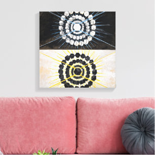 The Swan, No 8 Hilma af Klint Canvas Print