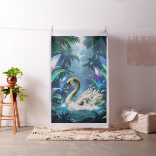 The Swan of Forgotten Waters. Fabric