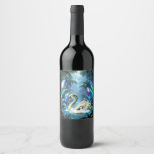 The Swan of Forgotten Waters.  Wine Label
