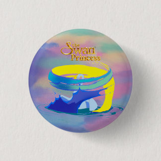The Swan Princess Odette as swan button