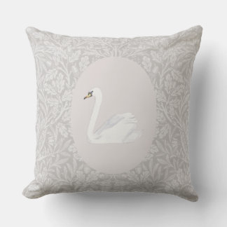 The Swan, vintage nursery  Cushion