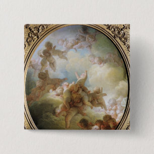 The Swarm of Cupids, c.1767 15 Cm Square Badge