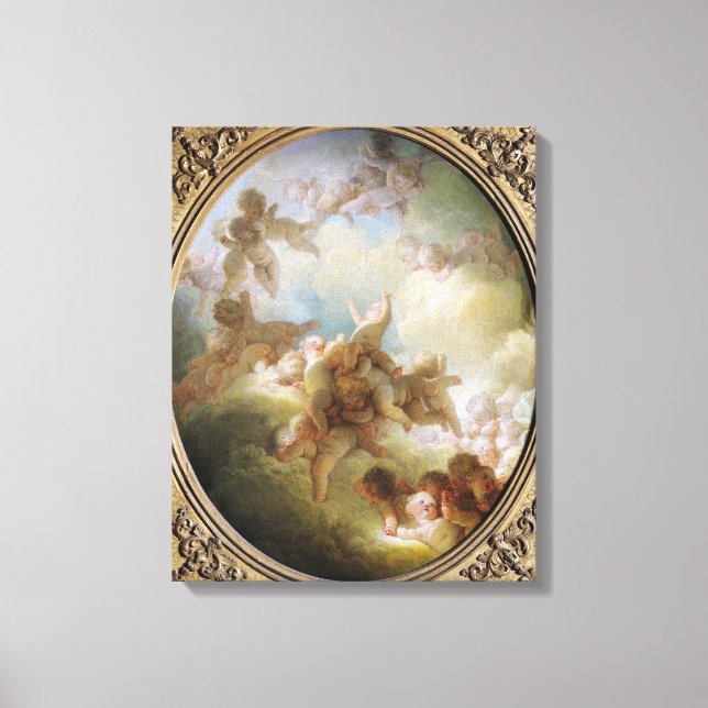 The Swarm of Cupids, c.1767 Canvas Print (Front)