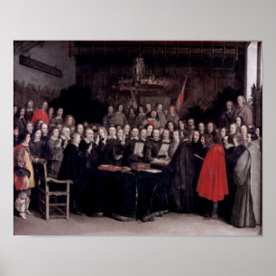 The Swearing of the Oath of Ratification Poster