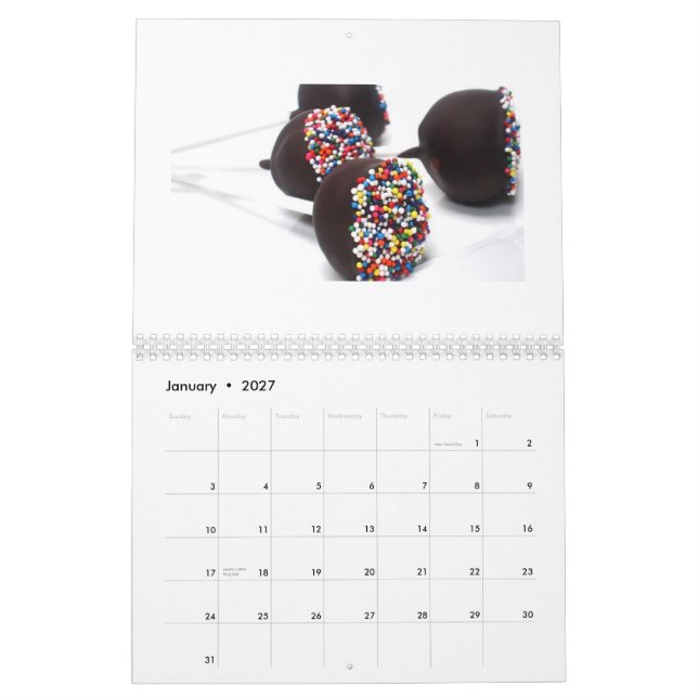 The Sweetest 2010 Calendar (Jan 2027)