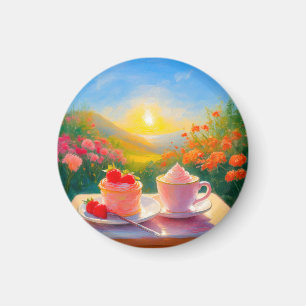 The Sweetest Afternoon of the Day Magnet