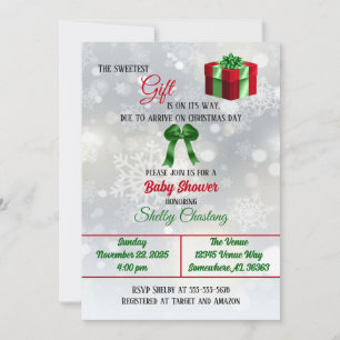 The Sweetest Gift Baby Shower Invitation