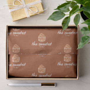 The Sweetest 'I Do'   Brown And White Wedding  Tissue Paper