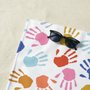 The Sweetest Mess - little hands everywhere Beach Towel