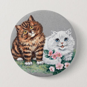 The Sweetest Pair, Louis Wain 7.5 Cm Round Badge