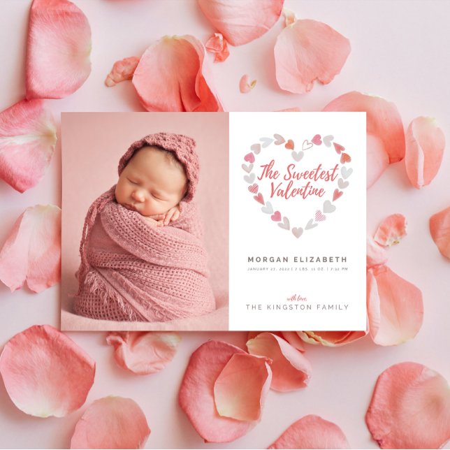 The Sweetest Valentine Birth Announcement (Creator Uploaded)
