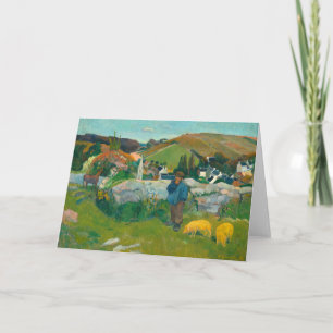 The Swineherd Paul Gauguin Card