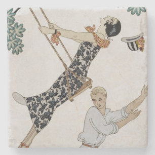The Swing, 1920s Stone Coaster