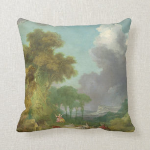 The Swing by Jean-Honore Fragonard Cushion