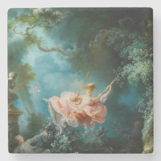 The Swing Fragonard Stone Coaster
