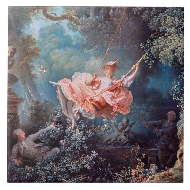 The Swing, Fragonard Tile (Front)