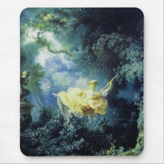 THE SWING green blue yellow Mouse Pad