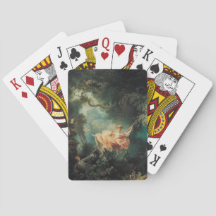 THE SWING ,green pink Playing Cards