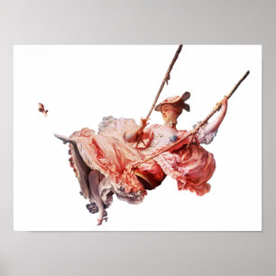 The Swing painting by Jean-Honoré Fragonard  Poster