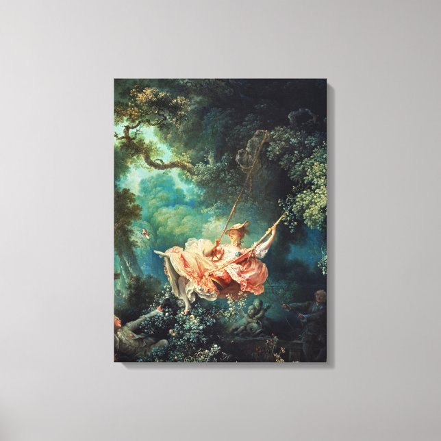The Swing, The Happy Accidents of the Swing Canvas Print (Front)