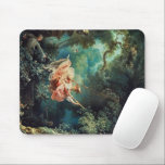 The Swing, The Happy Accidents of the Swing Mouse Pad<br><div class="desc">Jean-Honoré Fragonard (1732-1806) was a French painter and printmaker whose late Rococo manner was distinguished by remarkable facility,  exuberance,  and hedonism. Jean-Honore Fragonard - The Swing,  The Happy Accidents of the Swing,  1767-1768.</div>