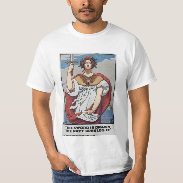 "The Sword is Drawn..." T-Shirt (Front)