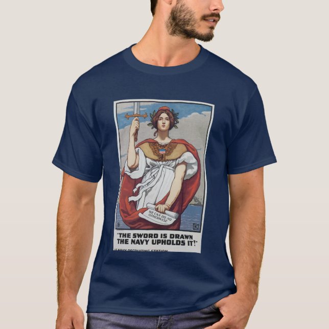 "The Sword is Drawn..." T-Shirt (Front)