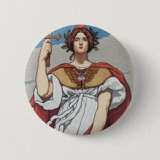 The Sword is Drawn, The Navy Upholds It 6 Cm Round Badge
