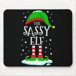 The Sy Elf Christmas Family Matching Xmas Group Fu Mouse Pad