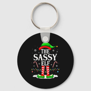 The Sy Elf Xmas Funny Matching Family Group Christ Key Ring